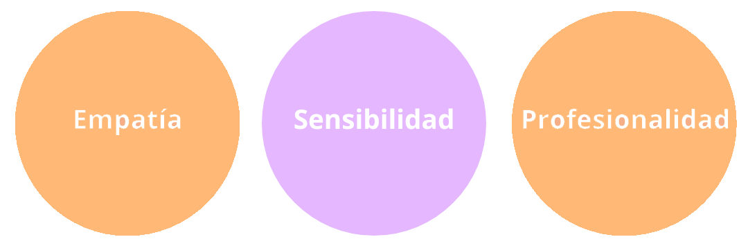 Empatía. sensabilidad y profesionalidad Empatía. sensabilidad y profesionalidad
