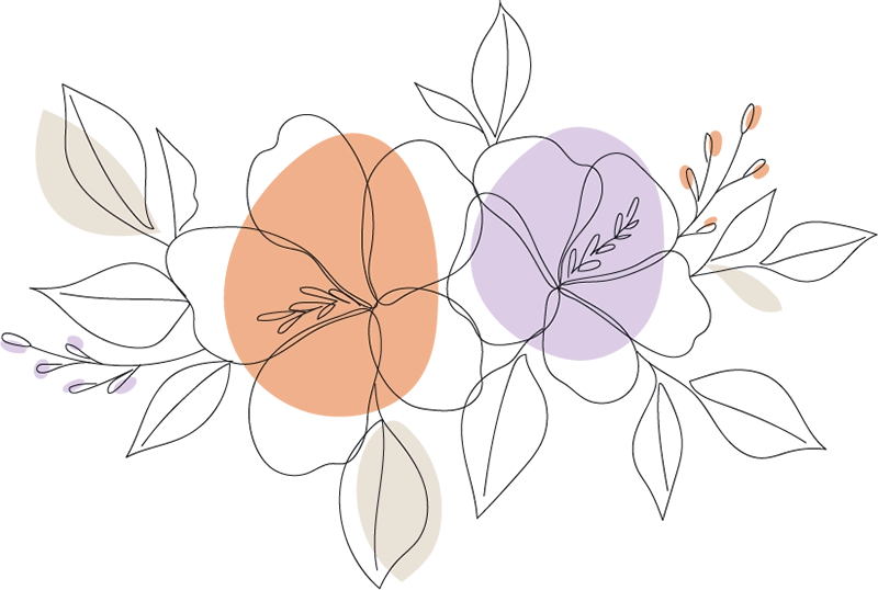 Decoración de flores